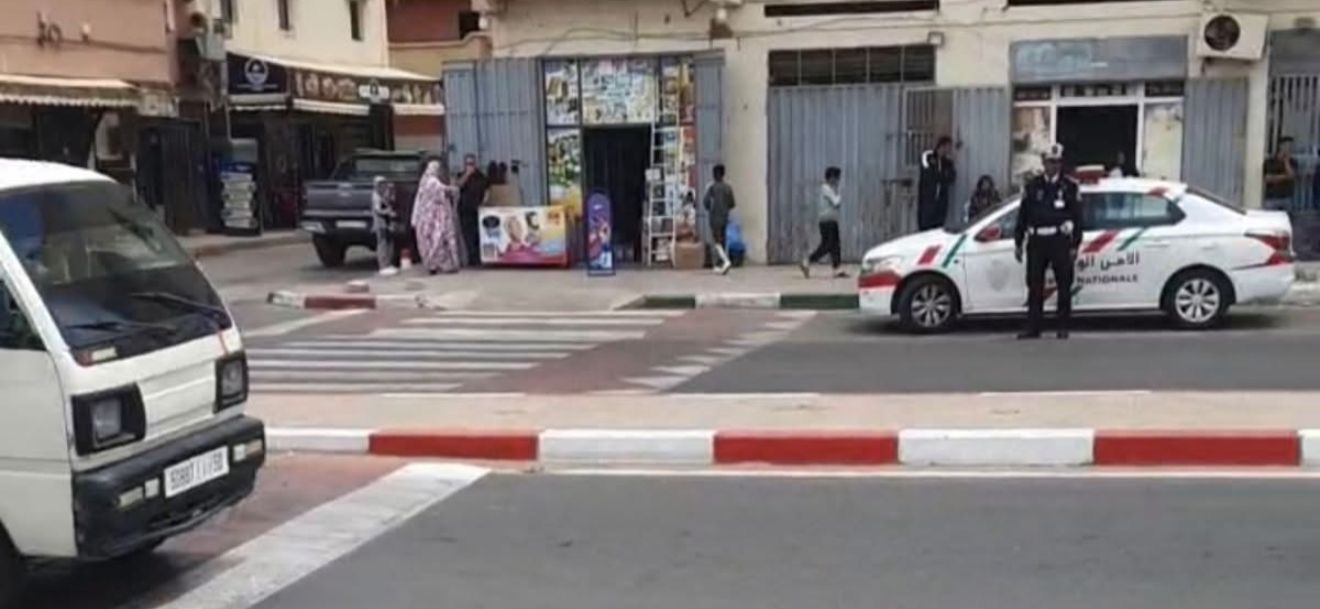 حادتة سير  مميتة بمدينة العيون