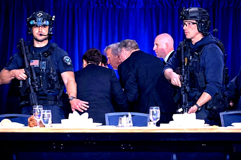 حادث إطلاق نار قرب حفل مراسلي البيت الأبيض يربك واشنطن… و ترامب يغادر تحت الحماية